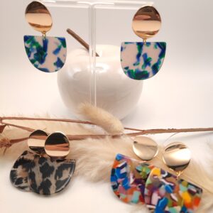 Boucles d'oreilles "Les acétates"
