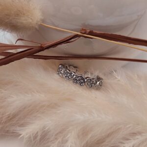 Bague Allie - Acier argent