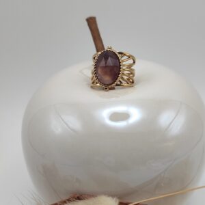 Bague Isadora - Améthyste