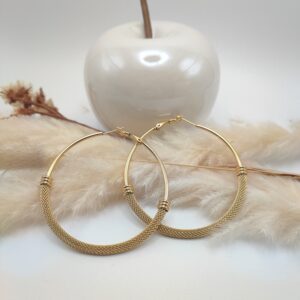 Boucles d'oreilles créoles Clémence