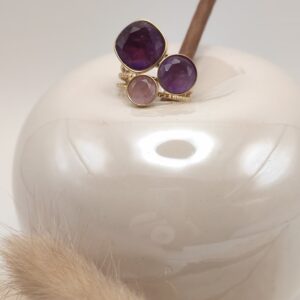 Bague Lou-rose - Améthyste