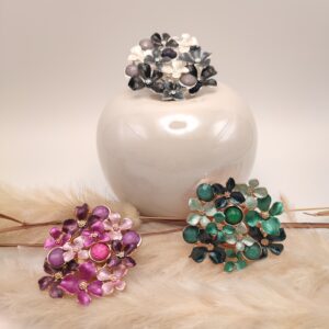 Broche bouquet de fleur