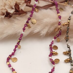 Sautoir Telma - Rubis