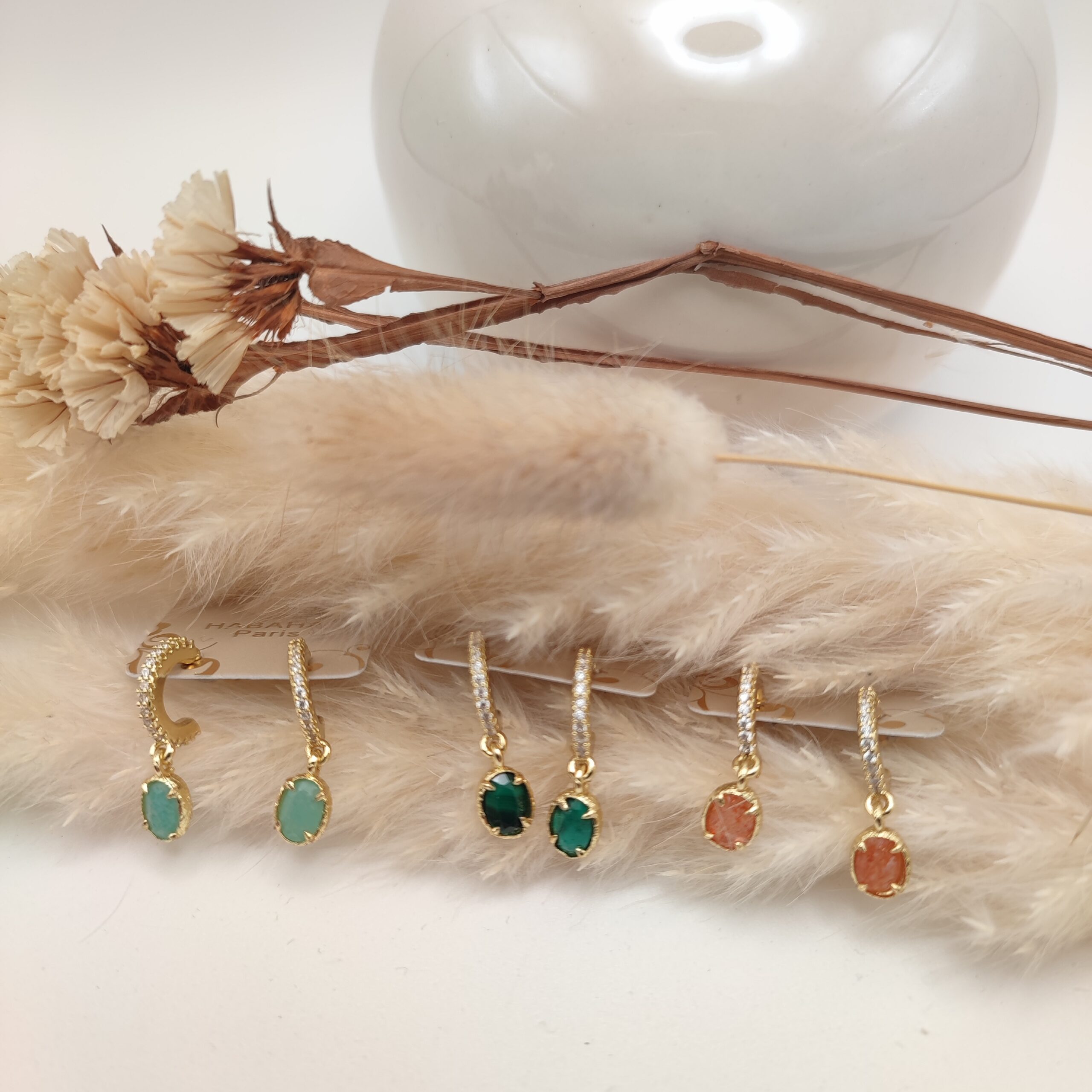 Boucles d'oreilles mini Ambrine