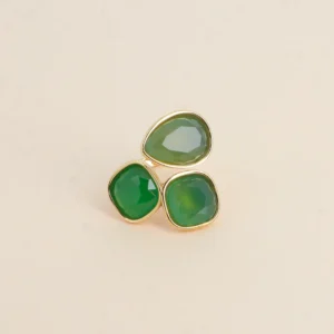 Bague Livia - Agathe verte