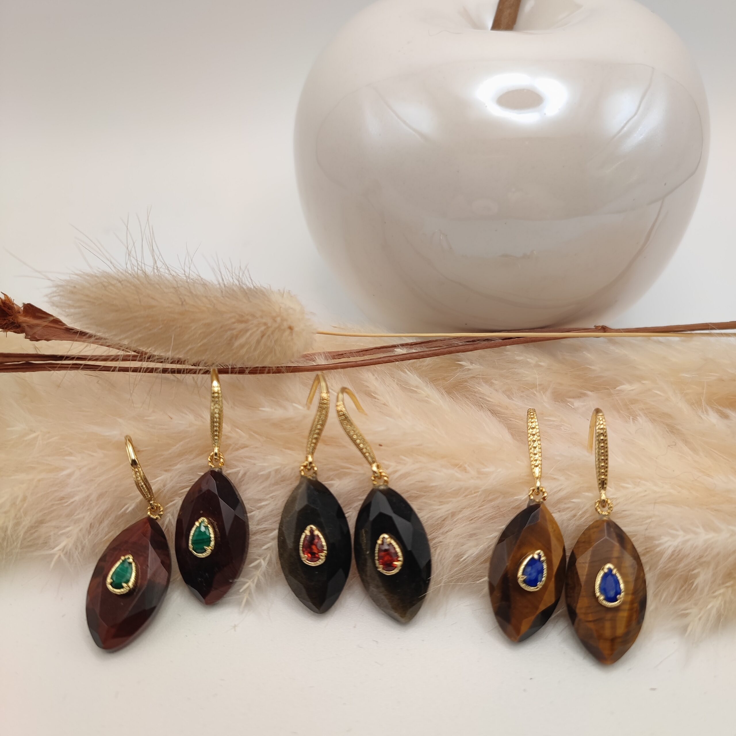 Boucles d'oreilles Oeil